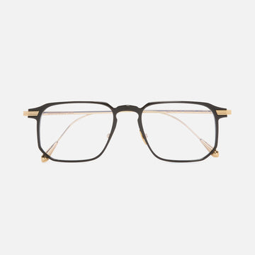 Cutler and Gross | Aurum Collection | 0007 | Black on 24K Yellow Gold & 18K Rhodium - Niche Bazaar Studio