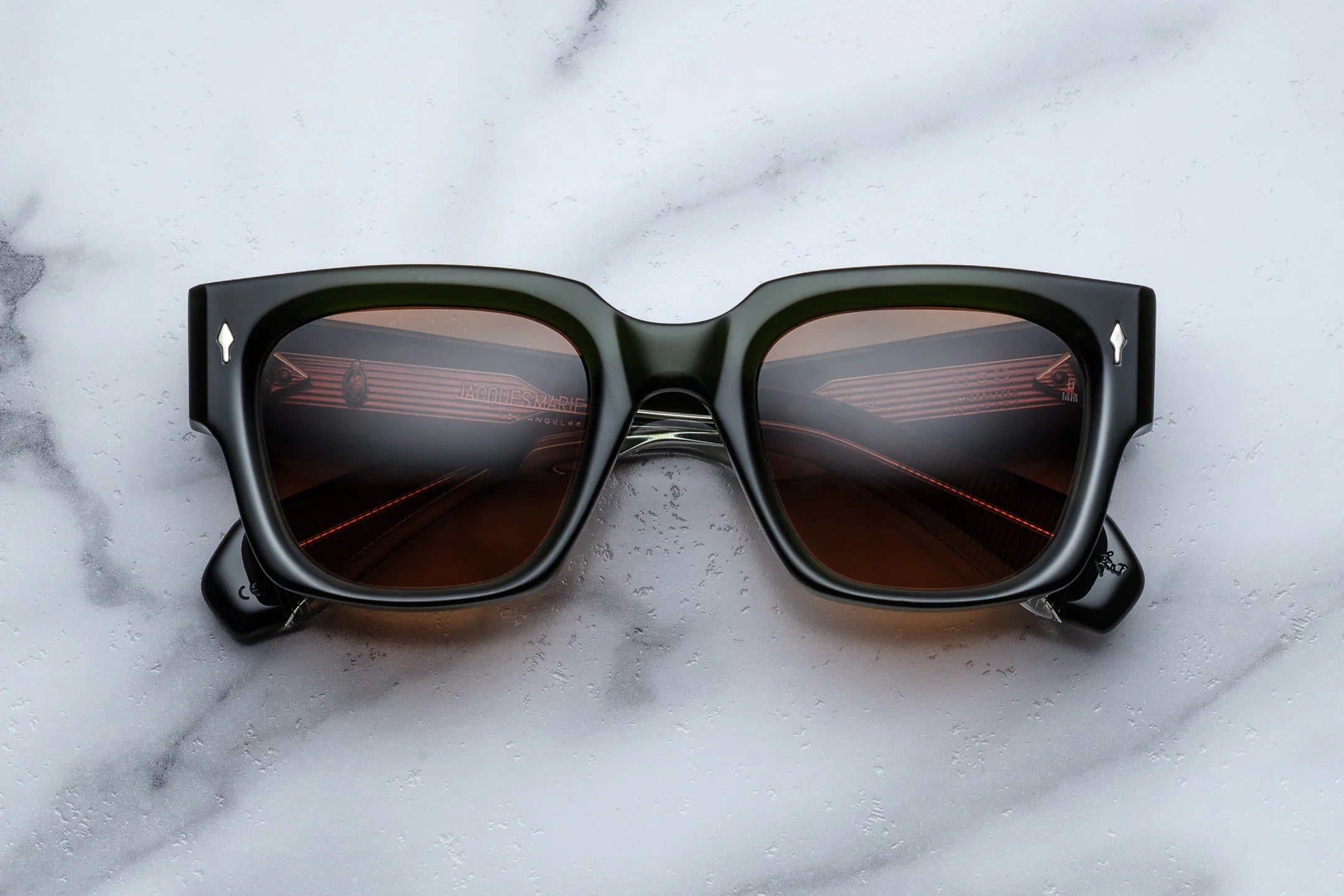 K*e様 JACQUES MARIE MAGE ENZO サングラス Jacques Marie Mage | Enzo - Noir 4 Dark Green Lens