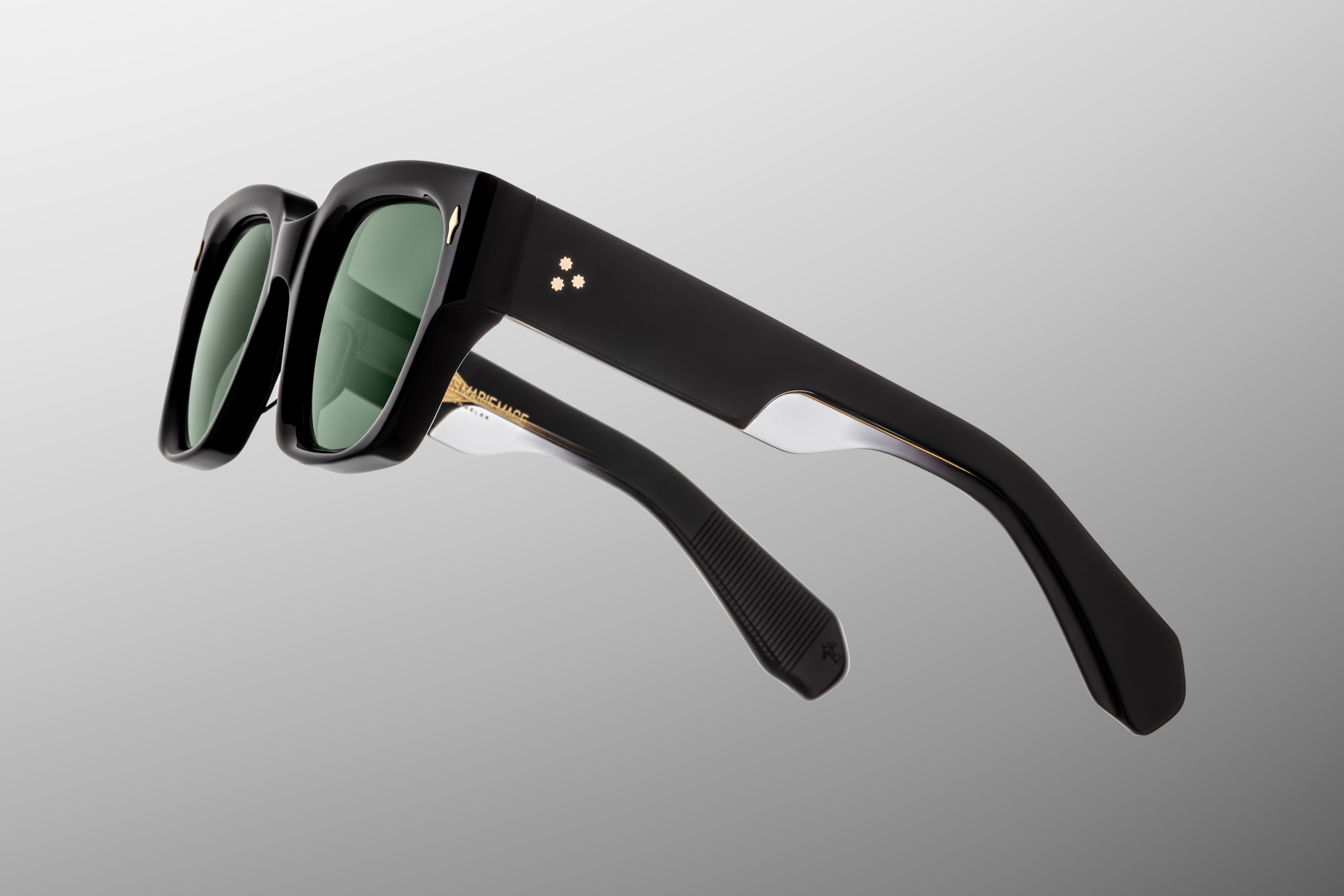 Knows M 黒 Jacques Marie Mage | Enzo - Noir 4 Dark Green Lens