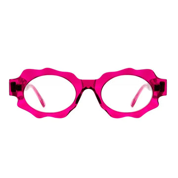 Kuboraum | Maske G7 | Transparent Fuchsia