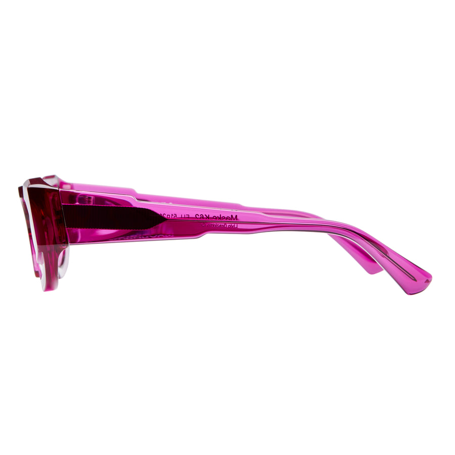 Kuboraum | Maske K62 | Transparent Fuchsia
