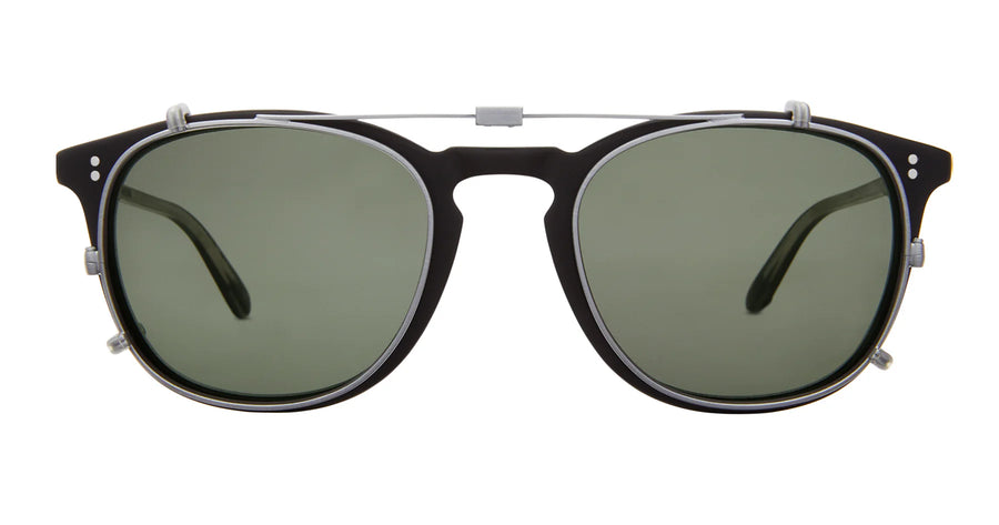 Garrett Leight | Kinney 47 Clip | Silver G15 - Niche Bazaar Studio