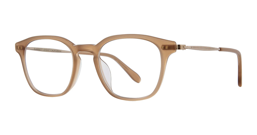Garrett Leight | Clark J 48 | Fawn-Gold