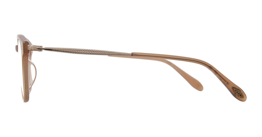 Garrett Leight | Clark J 48 | Fawn-Gold