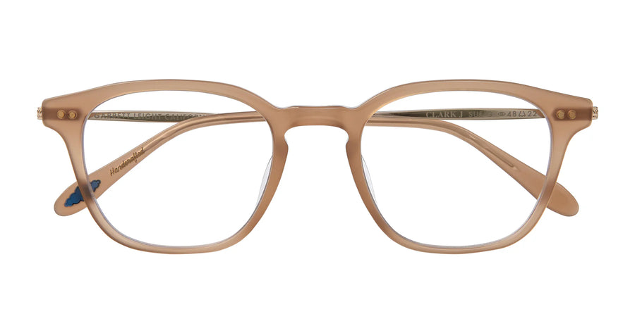 Garrett Leight | Clark J 48 | Fawn-Gold