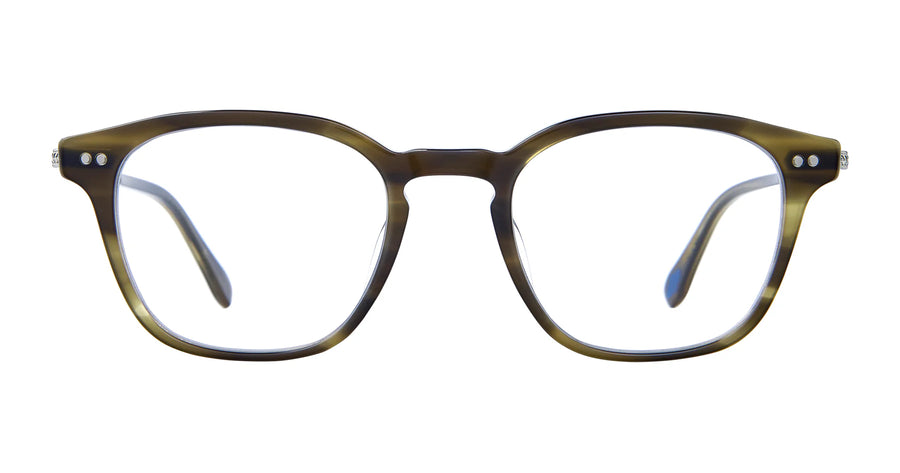 Garrett Leight | Clark J 48 | Ivy Tortoise-Silver
