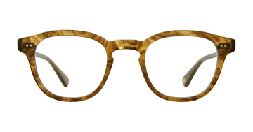 Brown Tortoiseshell eyeglasses on a white background