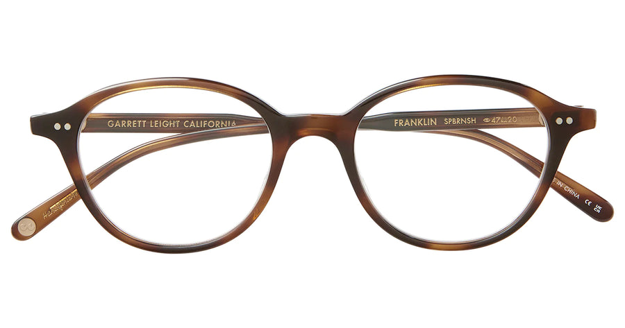 Garrett Leight | Franklin 47 | Spotted Brown Shell - Niche Bazaar Studio