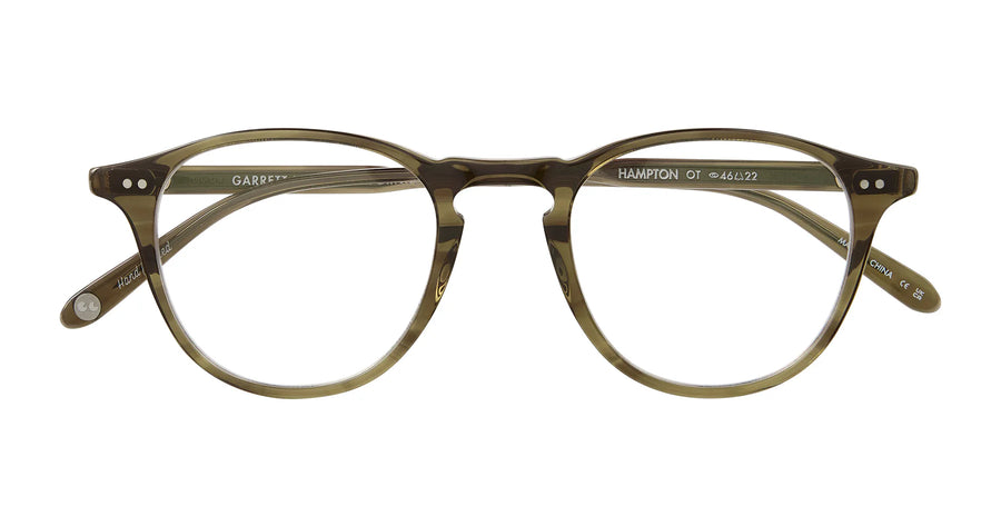 Garrett Leight | Hampton 46 | Olive Tortoise - Niche Bazaar Studio