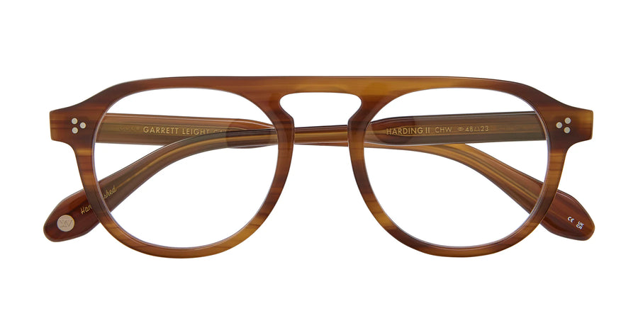 Garrett Leight | Harding II 48 | Cherrywood