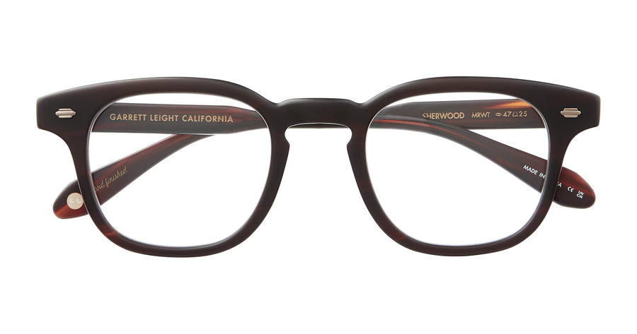 Garrett Leight | Sherwood 44 | Matte Redwood Tortoise - Niche Bazaar Studio