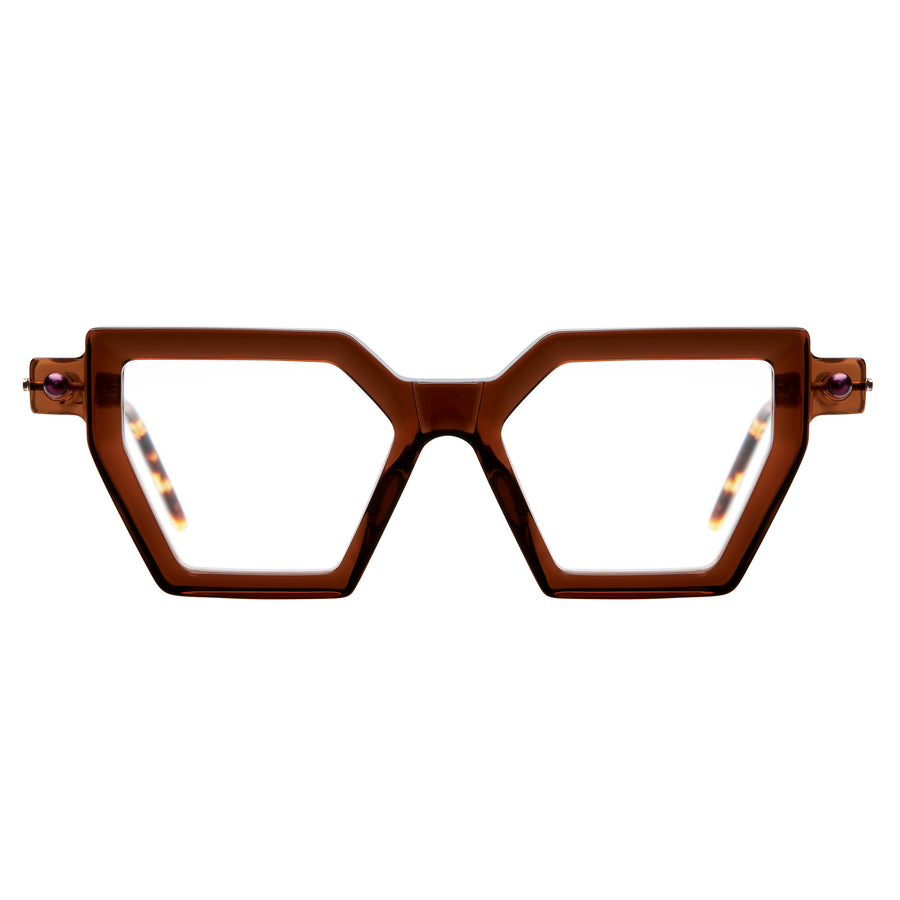 Kuboraum | Maske P26 | Transparent Dark Brown