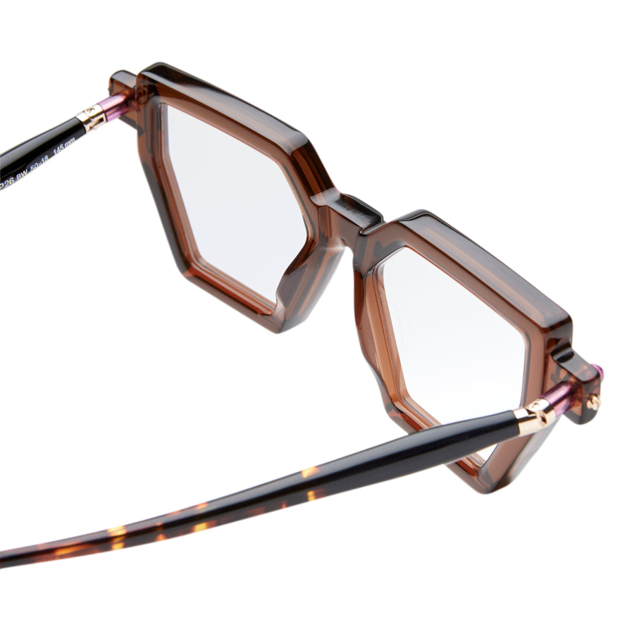 Kuboraum | Maske P26 | Transparent Dark Brown