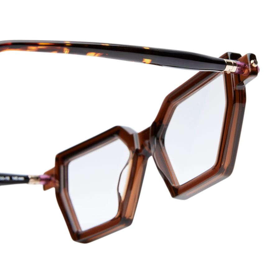 Kuboraum | Maske P26 | Transparent Dark Brown
