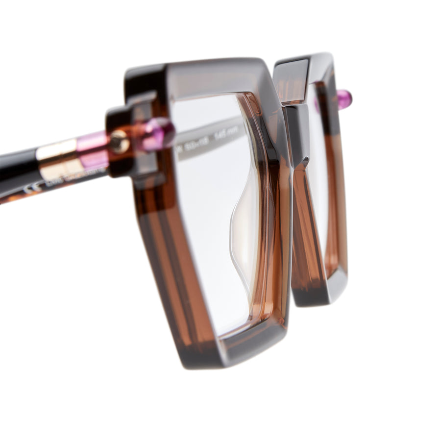 Kuboraum | Maske P26 | Transparent Dark Brown