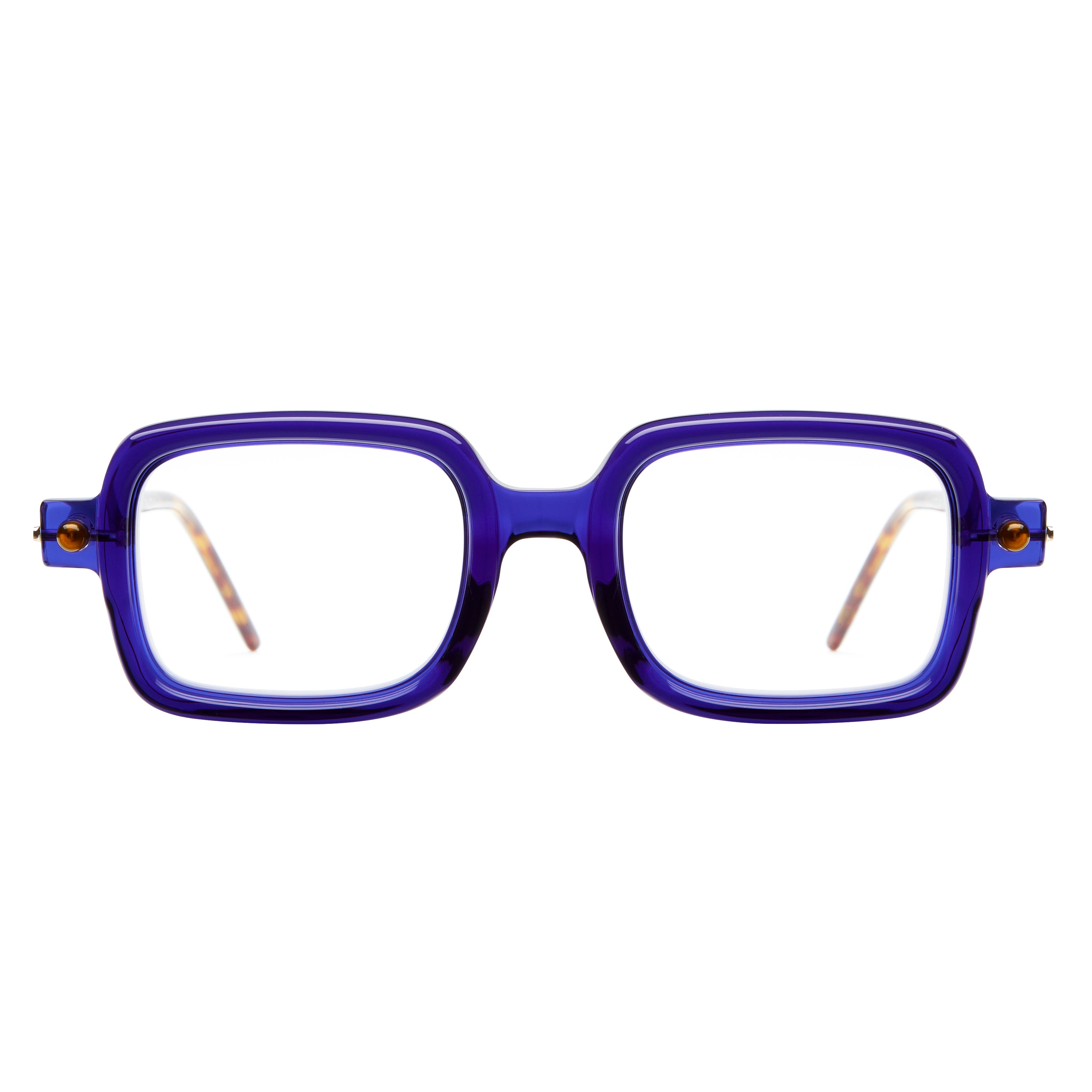 Kuboraum | Maske P2 | Transparent Dark Blue