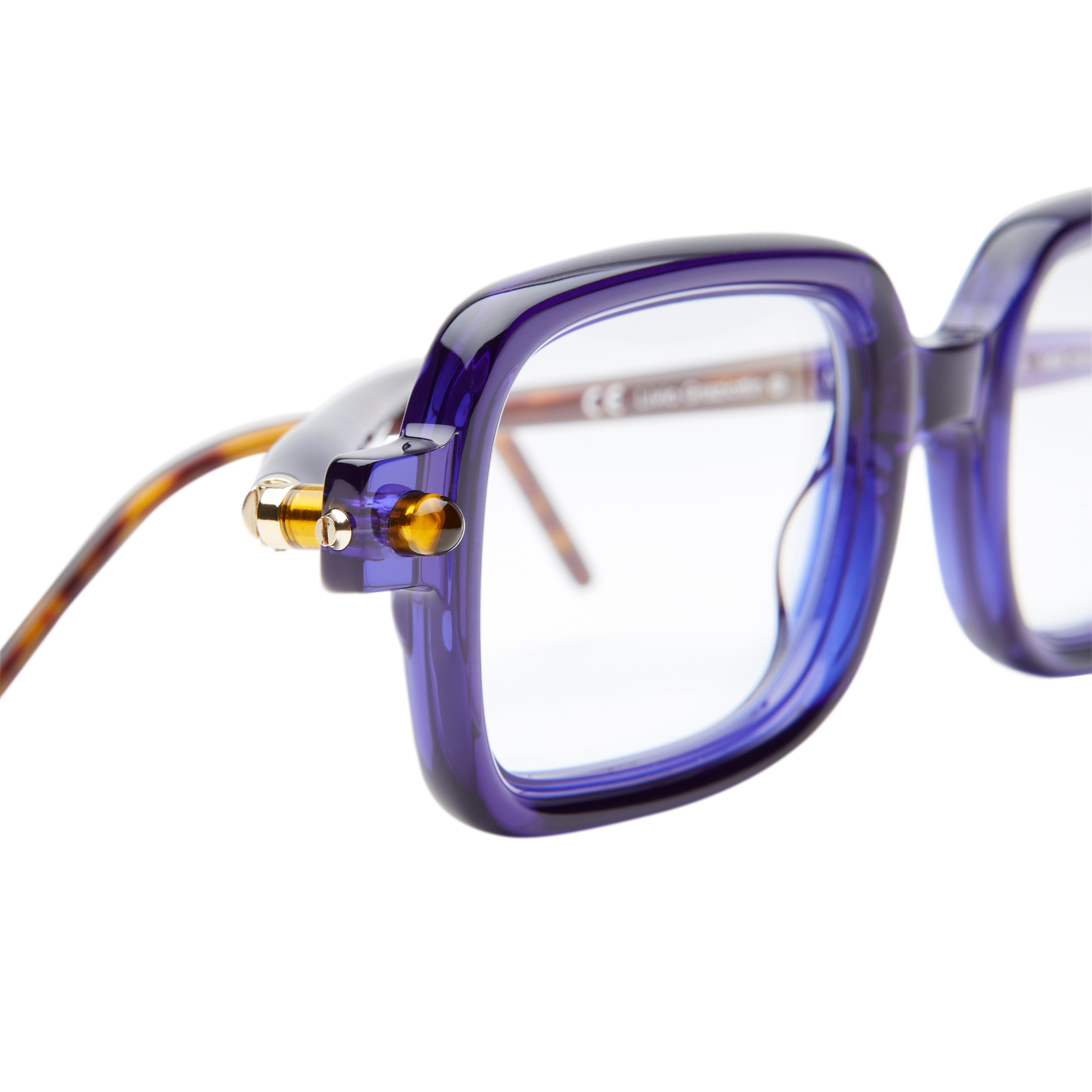 Kuboraum | Maske P2 | Transparent Dark Blue