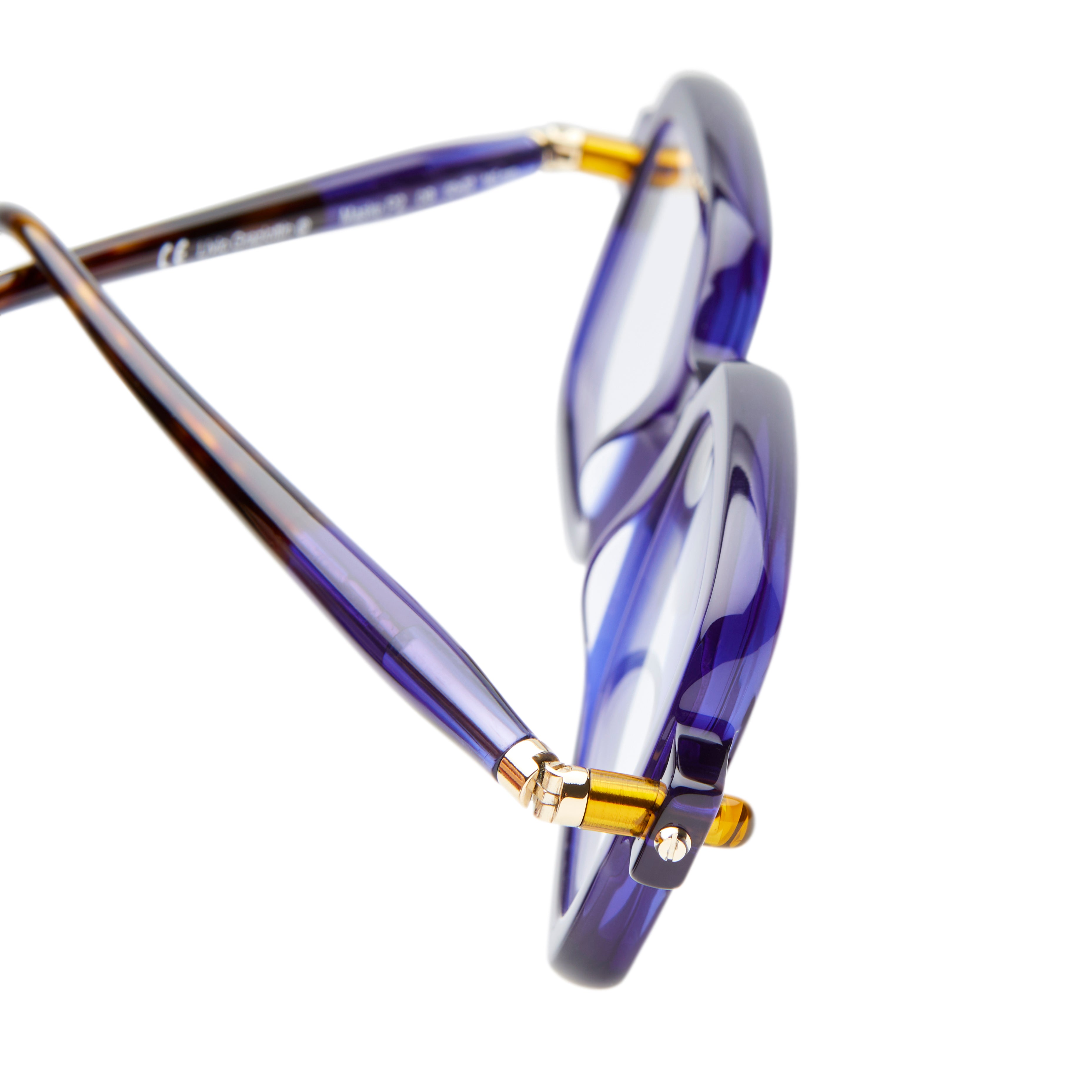 Kuboraum | Maske P2 | Transparent Dark Blue