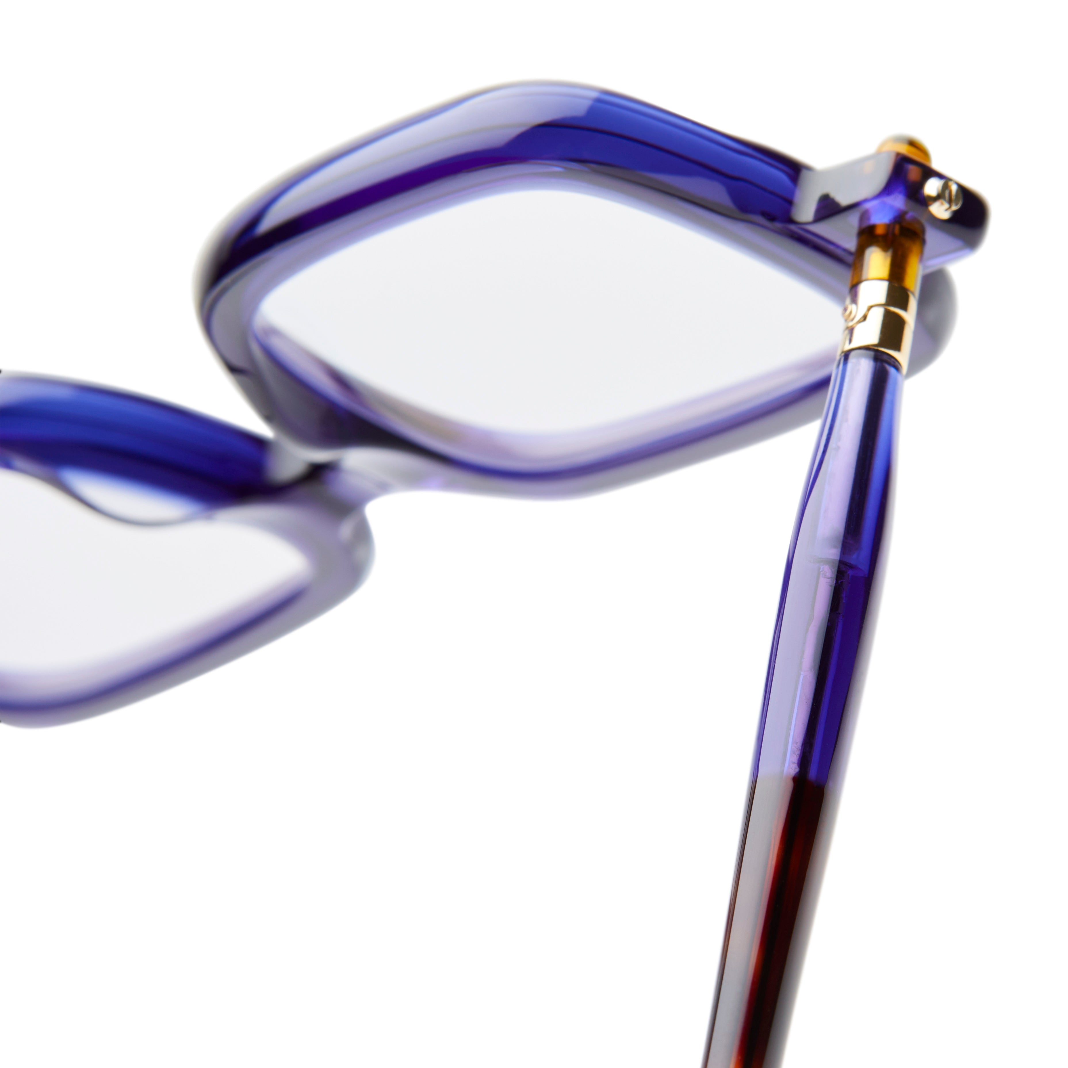 Kuboraum | Maske P2 | Transparent Dark Blue