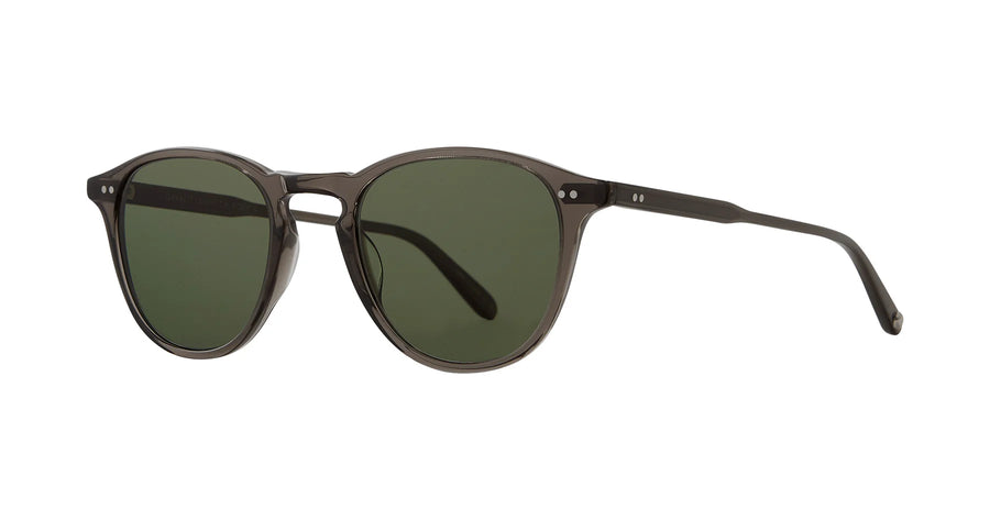 Garrett Leight | Hampton 46 | Black Glass / Semi Flat Pure G15 Polar - Niche Bazaar Studio