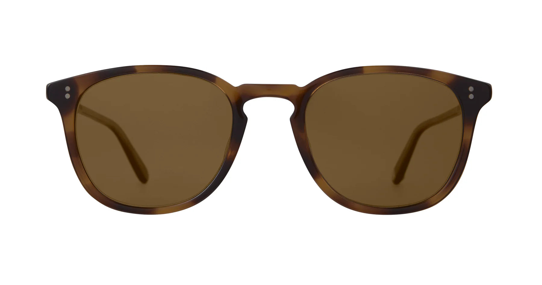 Garrett Leight Kinney 49 Spotted Brown Shell / Semi-Flat Pure