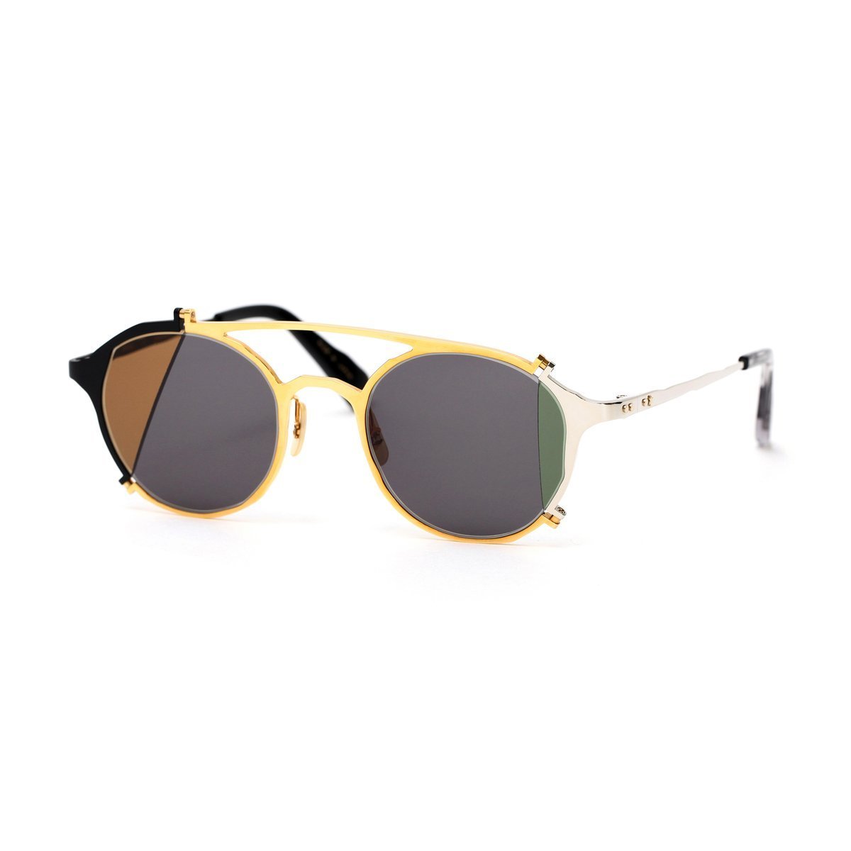 バ*キ様 MASAHIRO MARUYAMA MM-0004 サングラス Masahiro Maruyama MM-0090 Black / Gold — Wink eyewear